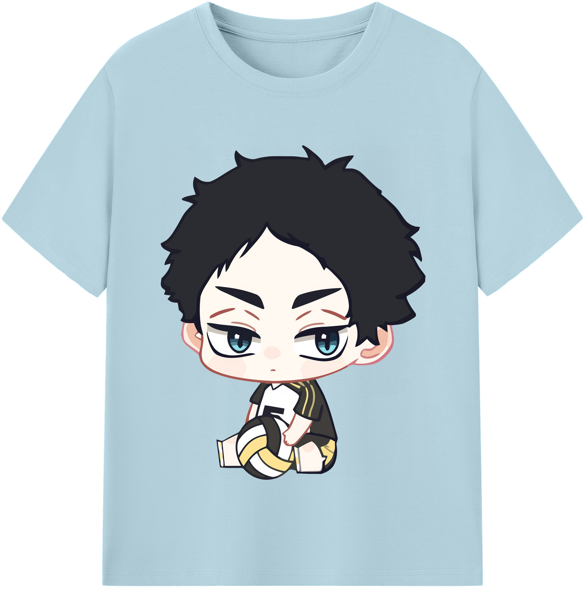 （画像用） ハイキュー!! Haikyu!! 綿100％半袖Tシャツ（フロントプリント）